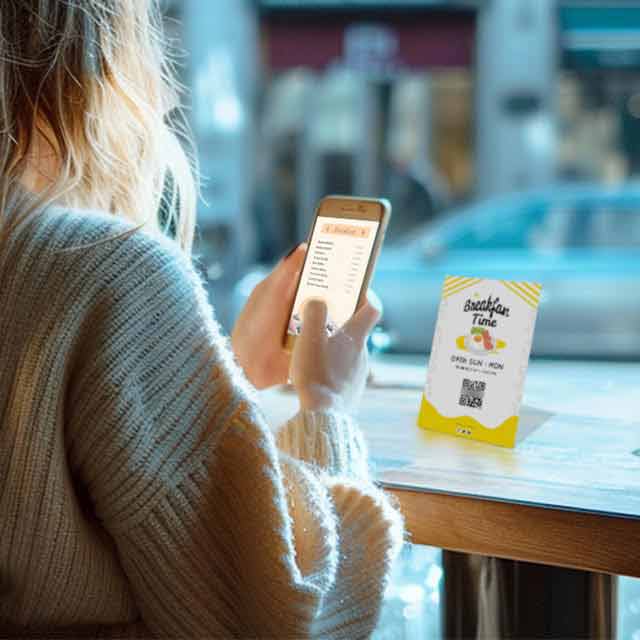 Código QR do menu
