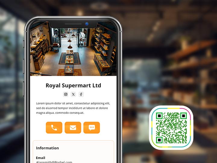 Código QR empresarial