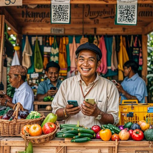 A integração de códigos QR na Indonésia: aprimorando o comércio por meio da adaptação cultural